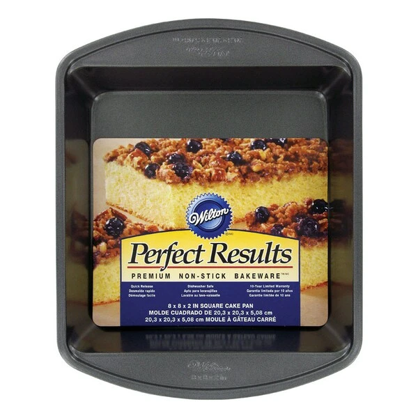 Wilton SQUARE CAKE PAN 8X8"" 3 Wilton SQUARE CAKE PAN 8X8""