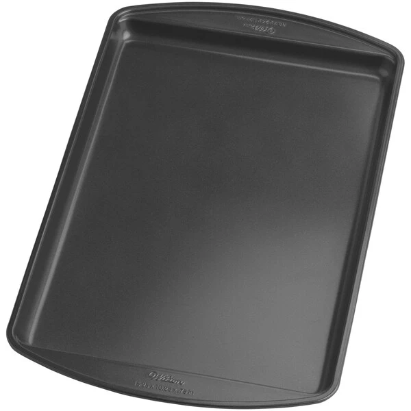 Wilton Premium 10-1/4 In. W X 15-1/4 In. L Cookie Pan Gray 3 Wilton Premium 10-1/4 In. W X 15-1/4 In. L Cookie Pan Gray