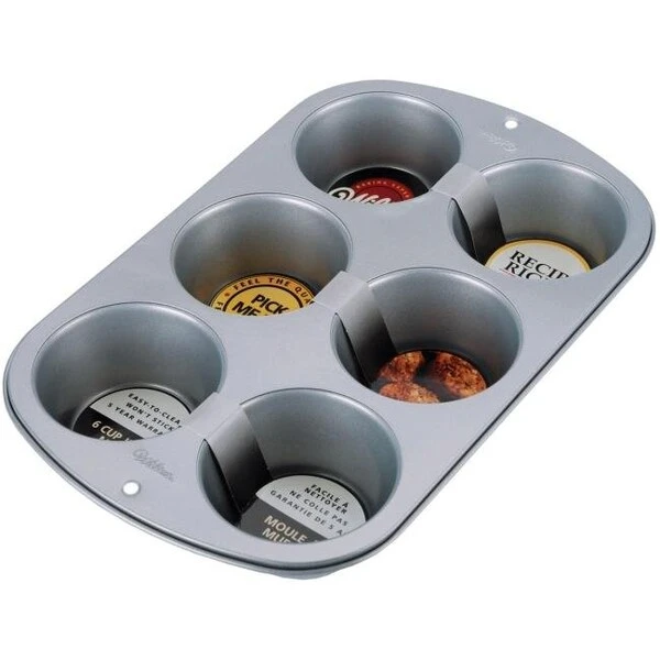 Wilton W955 Recipe Right Jumbo Muffin Pan 3 Wilton W955 Recipe Right Jumbo Muffin Pan