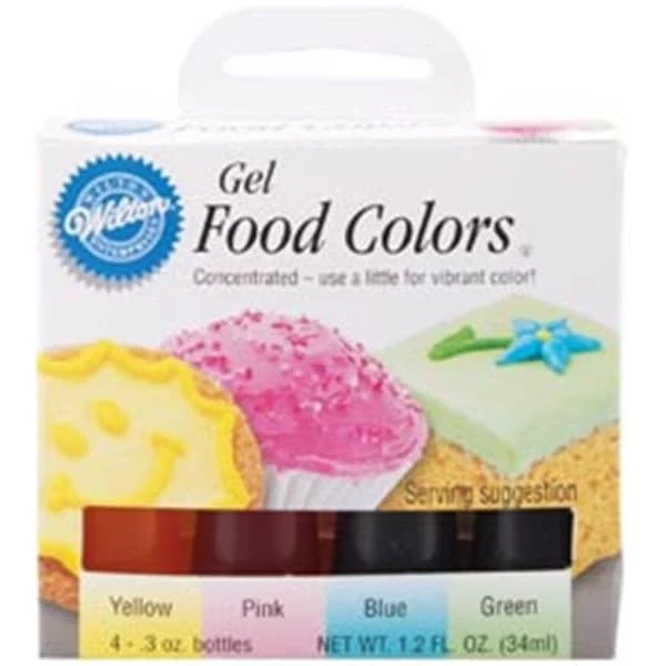 Wilton 448965 Gel Food Coloring Set 4-Pkg-Easter 3 Wilton 448965 Gel Food Coloring Set 4-Pkg-Easter