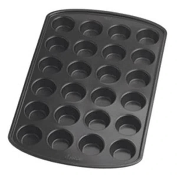 Wilton 2105-6819 Perfect Results Heavy Weight Non-Stick Mini Muffin Pan - 24 Cup 3 Wilton 2105-6819 Perfect Results Heavy Weight Non-Stick Mini Muffin Pan - 24 Cup