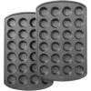 Wilton Perfect Results Premium Nonstick Mini Muffin Pans, 2-Count
