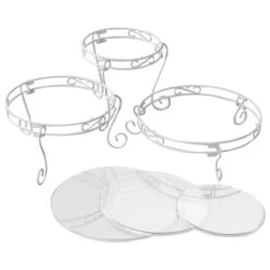 Wilton White Cake Stand And Dessert Display Set, 15-Piece