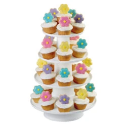 Wilton Stacked 4-Tier Cupcake And Dessert Tower -Wilton Store dzjm8ddclz2ee8wnusya 56451.1691046705
