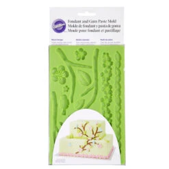 Wilton Silicone Nature Designs Fondant And Gum Paste Mold - Cake Decorating Supplies