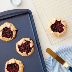 Wilton Diamond-Infused Non-Stick Large Navy Blue Cookie Sheet With Gold Cooling Grid Set -Wilton Store guvcqvkrmeh7wrjrbnd7 56316.1691046634