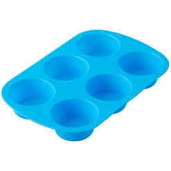 Wilton Easy-Flex Silicone Muffin And Cupcake Pan, 6-Cup -Wilton Store hc223wfmozubjyo36o83 52516.1691046642