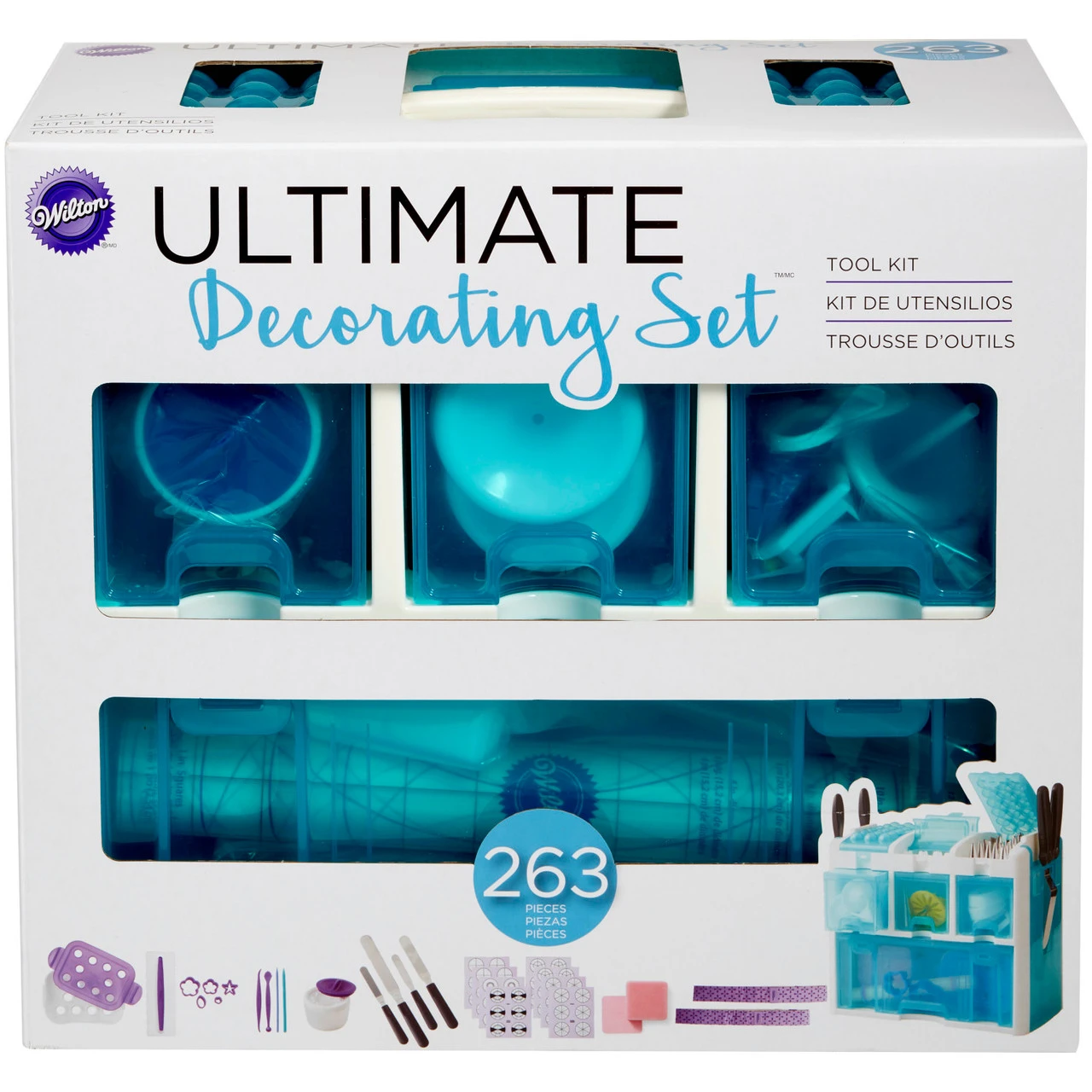 Wilton Ultimate Cake Decorating Kit, 263-Piece Tool Set 3 Wilton Ultimate Cake Decorating Kit, 263-Piece Tool Set