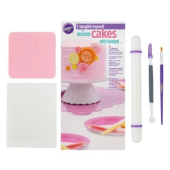 Wilton "I Taught Myself To Decorate Cakes With Fondant" Book Set - Fondant Cutter And Tools -Wilton Store o0excgrwfh2on3faqvd2 15819.1691046949