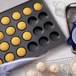 Wilton Perfect Results Premium Non-Stick Steel Bakeware Mega Muffin And Cupcake Baking Pan, 24-Cup -Wilton Store rqljbz280eolcbsocxvf 40151.1694070690