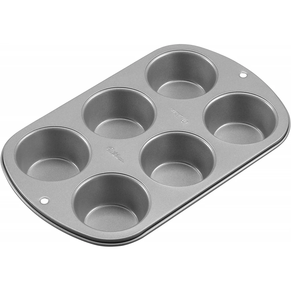 Wilton 6 Cup Jumbo Muffin Pan 5 Wilton 6 Cup Jumbo Muffin Pan - Image 3