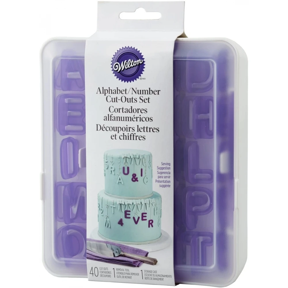 Wilton Alphabet And Number Cut-Outs Set 2 Wilton Alphabet And Number Cut-Outs Set