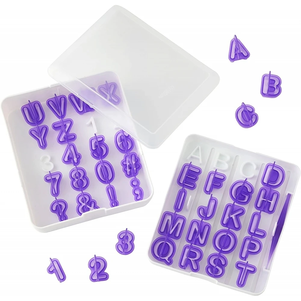 Wilton Alphabet And Number Cut-Outs Set 3 Wilton Alphabet And Number Cut-Outs Set - Image 2