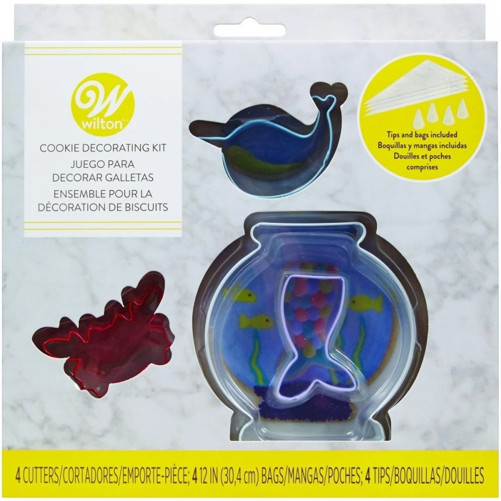 Wilton Cookie Decorating Kit - Fishbowl 3 Wilton Cookie Decorating Kit - Fishbowl