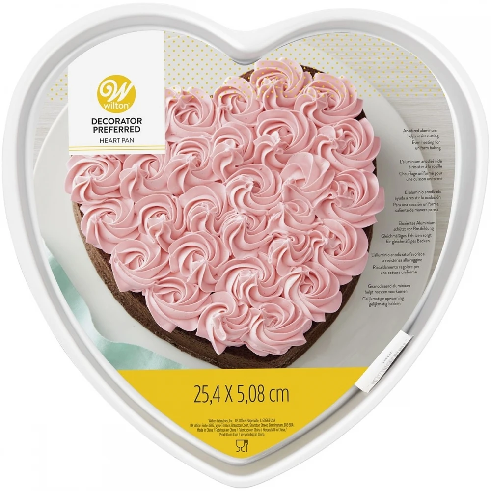Wilton Decorator Preferred Heart Pan 25cm 3 Wilton Decorator Preferred Heart Pan 25cm
