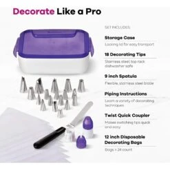 Wilton Deluxe Decorating Set Of 46 -Wilton Store wilton deluxe decorating set of 46 p15000 64437 image