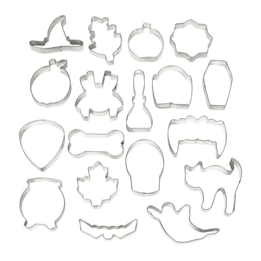 Wilton Halloween Metal Cookie Cutters X18 4 Wilton Halloween Metal Cookie Cutters X18 - Image 2