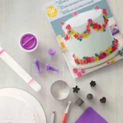 Wilton How To Decorate Fondant Shapes & Cut-Outs Kit -Wilton Store wilton how to decorate fondant shapes cut outs kit p15207 68803 image