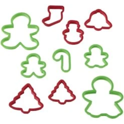 Wilton Plastic Christmas Cookie Cutter Set Of 10 6 Wilton Plastic Christmas Cookie Cutter Set Of 10 -Wilton Store wilton plastic christmas cookie cutter set of 10 p19754 82102 image