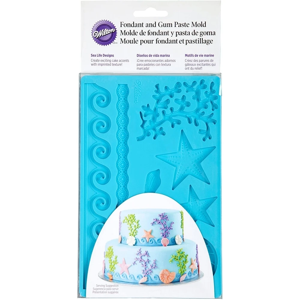Wilton Sea Life Fondant Mould 3 Wilton Sea Life Fondant Mould