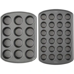 Wilton Perfect Results Premium Non-Stick Muffin Pan Set, 2-Piece
