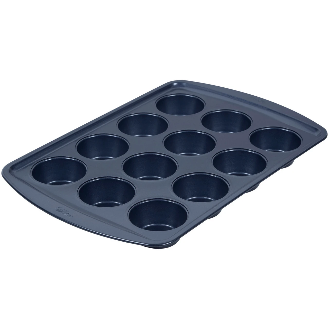 Wilton Diamond-Infused Non-Stick Navy Blue Muffin And Cupcake Pan, 12-Cup 5 Wilton Diamond-Infused Non-Stick Navy Blue Muffin And Cupcake Pan, 12-Cup - Image 3
