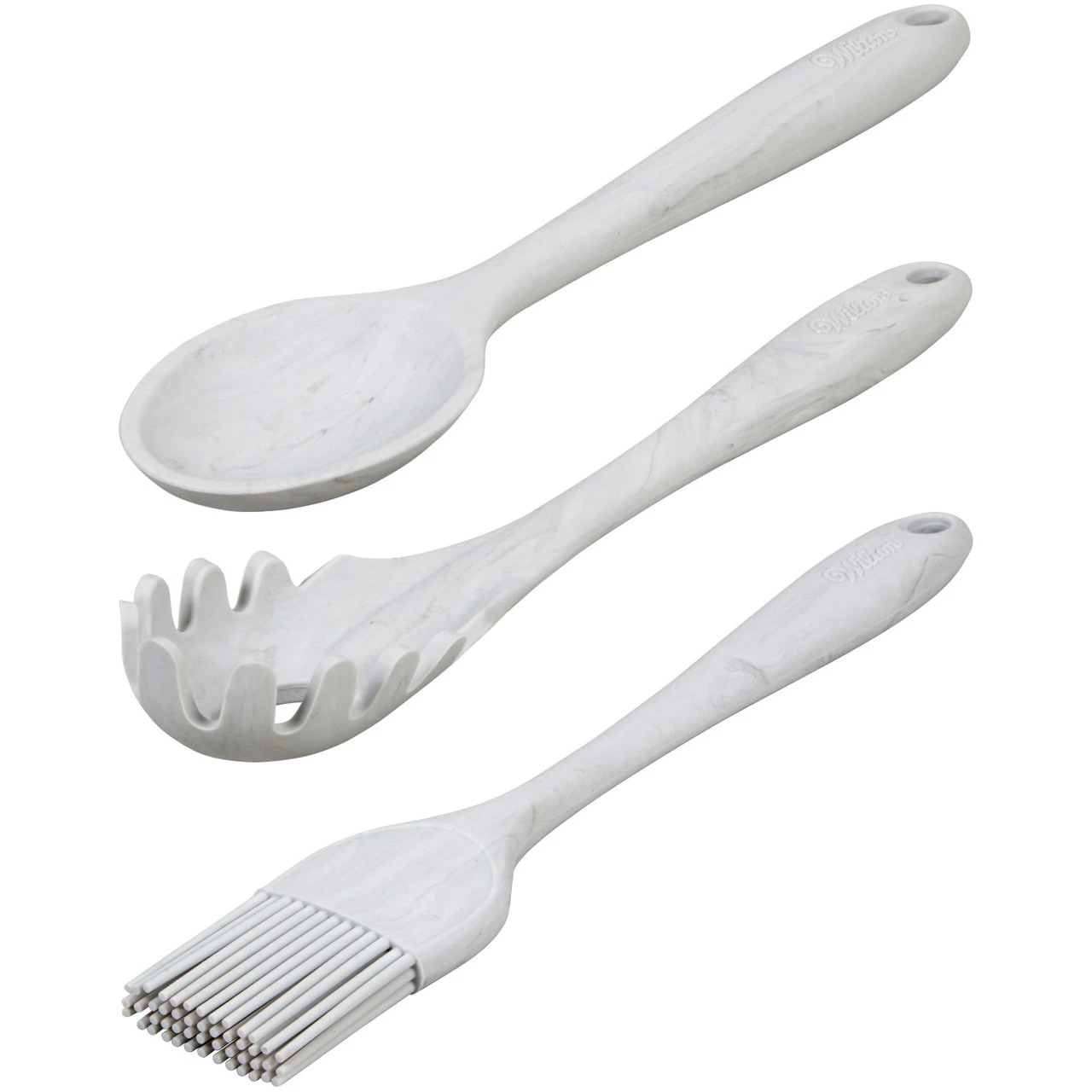 Wilton Marble Silicone Kitchen Utensils Set, 6-Piece 6 Wilton Marble Silicone Kitchen Utensils Set, 6-Piece - Image 4